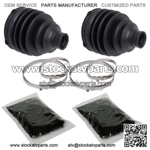 Front Axle Inner Outer CV Boot Kit for Polaris Sportsman Touring 800 EFI 08-09 (For: Polaris Sportsman 800)