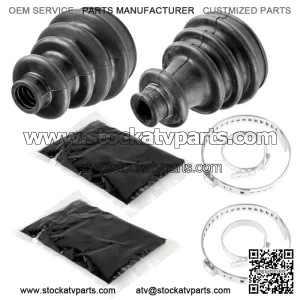 Front Axle Inner Outer CV Boot Kit fits Polaris Sportsman 700 800 MV7 4x4 2005 (For: Polaris Sportsman 800)
