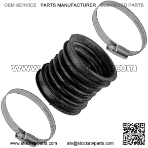 New Air Box Inlet Joint Boot and Clamps For 2003-2008 Suzuki Eiger 400 LT-F400F