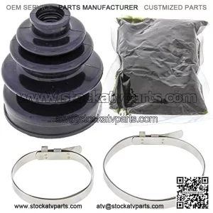 CV Boot Kit 19-5008 Compatible with/Replacement for Kawasaki KAF 620 (Mule 3010 4x4) 01-08, KVF 700 Prairie 4x4 2004-2006, KVF 650 Brute Force 4x4 05-08, KVF 400 C Prairie 4x4 1999-2002
