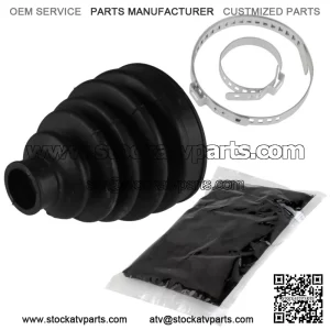 Rear Axle Outer Inner CV Boot Kit for Can-Am 705500870, 705501864, 705501777