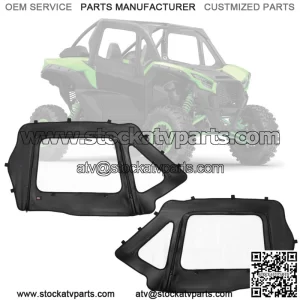 For Kawasaki Teryx KRX 1000 2020-2024 UTV Soft Upper Door Enclosure Set