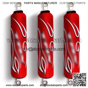 Red Shock Covers Honda TRX 250 R X Sportrax TRX 300 Fourtrax TRX 400 EX (Set 3) (For: Honda)