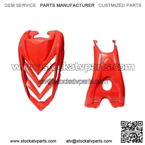 06-12 Yamaha Raptor 700 OEM GRILL E CONE HOOD GAS TANK COVER RED