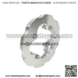 Yamaha YFZ450 YFZ 450 ATV Aluminum Dual Sprocket Guard  fits years 2006-14