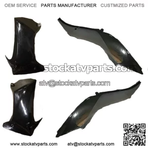4 Piece YFZ450R Black OEM Yamaha Side Cover Plastics Brand New 14-2023