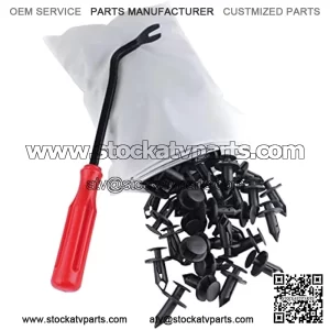 150pcs ATV UTV Body Fastener Rivets Push Pin Compatible with Can Am 293150089 Polaris 7661855 RZR Ranger Suzuki Kawasaki Rancher 90653-HC4-900 Plastic Fender Clips