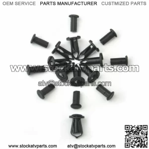 100x Fender Bumper Clips Body Rivets Push for UTV Honda Polaris 900 1000 XP