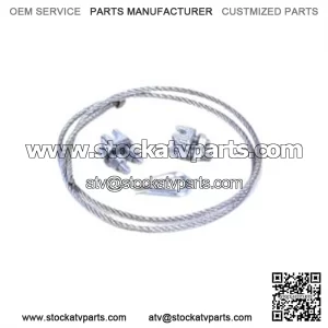 68135 ATV Plow Electric Actuator Wire Rope replacement for PN 67650 Silver (For: Honda FourTrax Foreman 400)