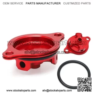 Aluminum Oil Filter Cover w/ Oring Anodized For HONDA TRX450R TRX450ER 2006-2014