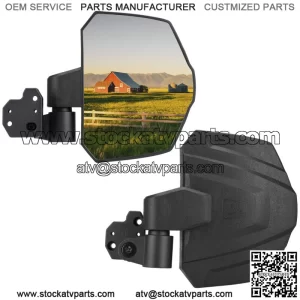 715002459 2PCS Left and Right UTV Side Mirrors For 2016-2022 Can Am Defender MAX