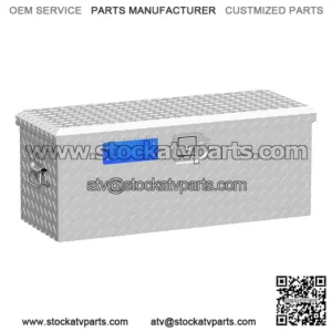 Bright Aluminum ATV Tool Box for Bed Storage and Off-Road Quad Bike Cargo