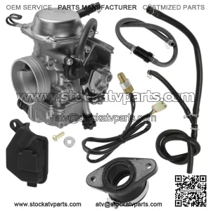 Carburetor w/Intake Manifold Boot for Honda Fourtrax Rancher 350 04-2006
