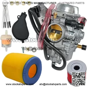Carburetor Fit for Suzuki LT-F400 LTF400 LTF400F Eiger 400 4x4 2x4 2002-2007 Manual 13200-38F2V