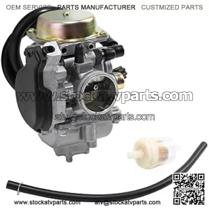 Carburetor Carb for Suzuki Eiger 400 LTF400 LTF400F 2x4 4x4 Manual 2002-2007,Replace for 13200-38F2V, 13200-38FB1, 13200-38FA1, 13200-38FA0, 13200-38F22, 13200-38FB2, 13200-38F00,
