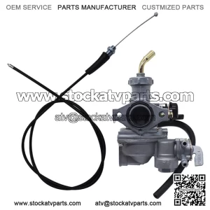 Fits For Honda FourTrax 125 TRX125 2x4 Carburetor & Throttle Cable 1985 1986 (For: Honda)