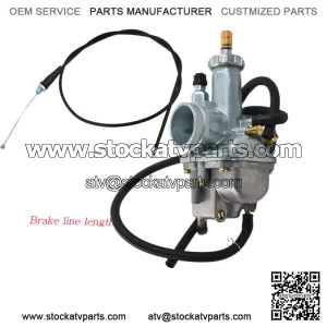 For Kawasaki Bayou 220 250 KLF220 KLF250A Carburetor & Throttle Cable