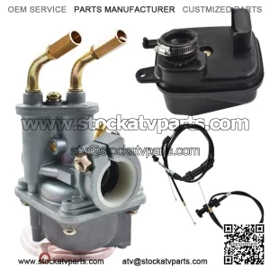 Carburetor Air Filter Box & Throttle & Choke Cable For Yamaha PEEWEE PW50 PY50