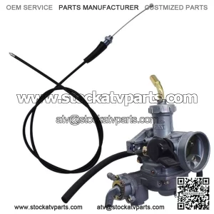Carb Carburetor&Throttle Cable For Honda ATV ATC 90 110 125 TRX125 C02220 -