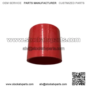 2.25" 3-PLY STRAIGHT TURBO/INTAKE PIPING SILICONE COUPLER REDUCER HOSE/PIPE RED