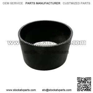 5" 3-PLY STRAIGHT INTAKE/INTERCOOLER PIPING SILICONE COUPLER ADAPTOR HOSE BLACK