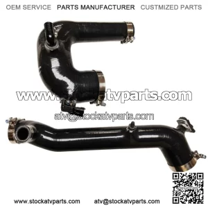 SxS Polaris RZR XP XP4 Turbo & S Silicone Charge Tube Kit 2016 - 2024 Black