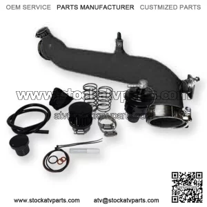 Silicone Charge Tube W BOV Polaris RZR Turbo R, XP, XP4, Turbo S & Pro