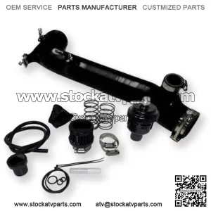 Silicone Charge Tube W BOV Polaris RZR Turbo R, XP, XP4, Turbo S, & Pro