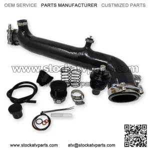 Silicone Charge Tube W BOV Polaris RZR Turbo R, XPT, XP4, Turbo S, Pro