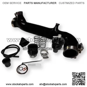 SxS Silicone Charge Tube W BOV Polaris RZR Turbo XP XP4 Turbo S, Pro, R