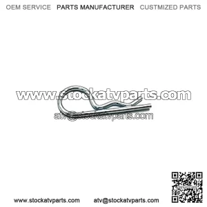 Polaris ATV Hitch Pin Clip, .148 x 3 1/16, Genuine OEM Part 7661067, Qty 1