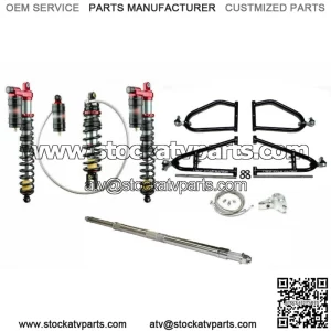 Lonestar +2 A-Arms Axle 3 Legacy Front Rear Shocks Suspension Kit YFZ450