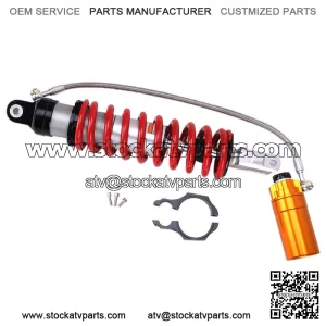 RED STAGE 4 REAR AIR SHOCK ABSORBERS FOR YAMAHA YFZ450 HONDA TRX250 TRX400EX ATV