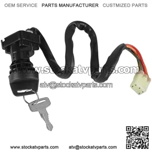 Ignition Key Switch Compatible with Suzuki Ltf400 Ltf400F Ltf400 Eiger 400 2Wd 4Wd 2002-2007 Key Switch