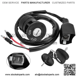 Ignition Key Switch for Honda FourTrax 250 TRX250 1985 1986 1987 35100-HA8-682 (For: Honda)