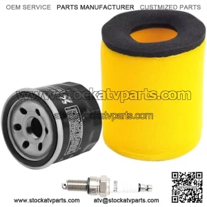 13780-03G00 Air Filter 1651003G00 Oil Filter Spark Plug Kit for Suzuki Eiger 400 LTA400 2x4 LTA400F 4x4 Auto 2003-2007/King Quad 400 LTA400F LTF400F 4x4 2008-2012 13780-07G00 13791-03G00