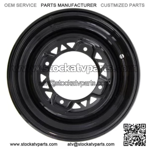 Polaris 1523448-067 Black Front Rim 12x6 Sportsman Scrambler 800 700 600 570 550 (For: Polaris)