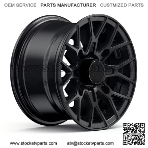 12" RockTrix RT104 ATV UTV Wheels Rims | 12x7 | 4x156 4/156 | 4+3 offset (For: Polaris)