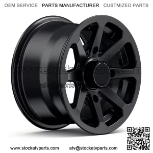 12" RockTrix RT102 ATV UTV Wheels Rims | 12x7 | 4x156 4/156 | 4+3 offset (For: Polaris)