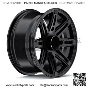 12" RockTrix RT103 ATV UTV Wheels Rims | 12x7 | 4x156 4/156 | 4+3 offset (For: Polaris)