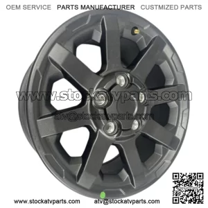 1-2024 POLARIS XPEDITION FRONT OR REAR WHEEL WITH 2 MILES 15x7 GREAT SHAPE W-15