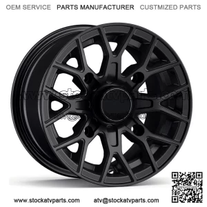 One (1) 12" RockTrix RT104 ATV Wheel Rim | 12x7 | 4x156 4/156 4-156 | 4+3 offset (For: Polaris)