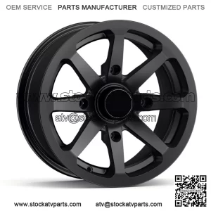 1pc 15" RockTrix RT102 ATV UTV Wheel Rim 15x7 | 4x156 4/156 | 4+3 (10mm) offset (For: Polaris)