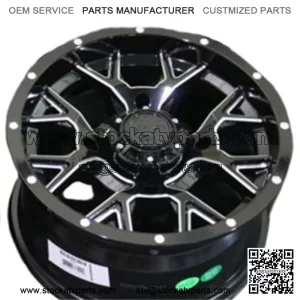 POLARIS SPORTSMAN XP1000 14" BARBWIRE BLACK ATV / UTV WHEELS (SET 4) POL1CA (For: Polaris)