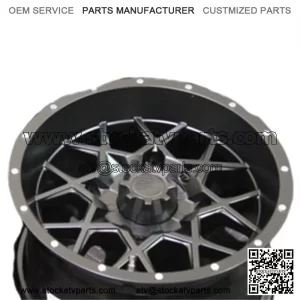 POLARIS SPORTSMAN 570 14" ITP HURRICANE BLK ALUMINUM ATV WHEELS (SET 4) POL3CA (For: Polaris)