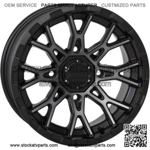 System 3 ST-6 14" Wheels Dark Tint Sportsman 550 850 1000 (For: Polaris)