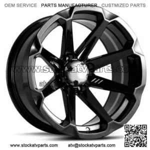 ATV/UTV Wheels Set 14in M12 Diesel Black 4/137 10mm CAN (For: Can-Am)