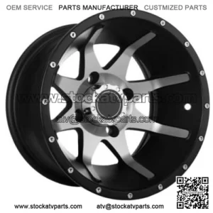 ATV/UTV Wheels Set 12in Sedona Storm Machined 4/110 5+2/2+5 SRA (For: Can-Am)