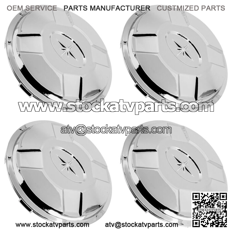 Front & Rear Wheel Hub Cover for Polaris Sportsman 550 Touring 2010-2014 / 4x