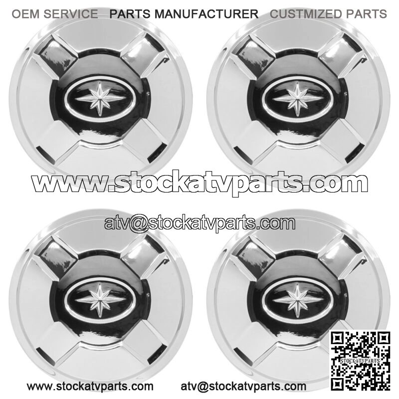 Front & Rear Wheel Hub Cover for Polaris Sportsman 550 Touring 2010-2014 / 4x - Image 5